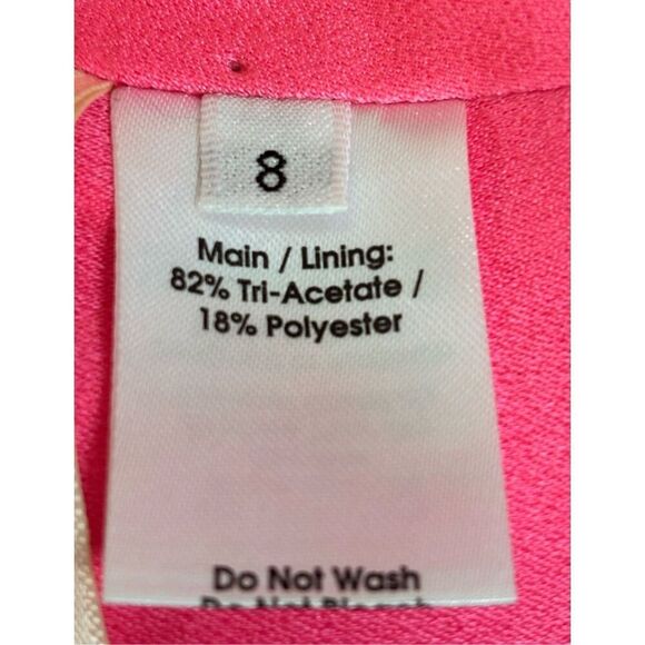 Alex Perry Exclusive Delyth Shiny Satin Crepe Cropped Top in Pink NWT Size 8 - Picture 10 of 10